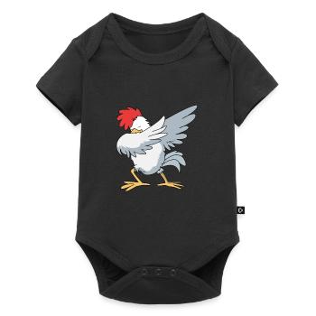 Chicken Poultry - Baby Premium short-sleeve bodysuit - black - Front
