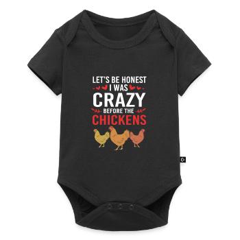Poulet Volaille - Body à manches courtes Premium Bébé - noir - Devant