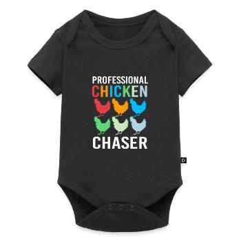 Chicken Poultry - Baby Premium short-sleeve bodysuit - black - Front