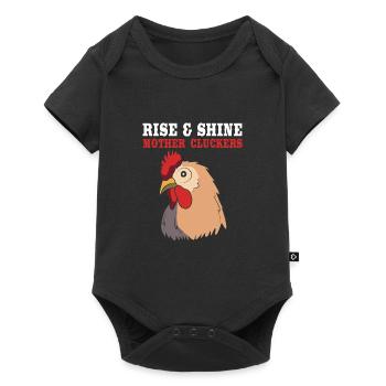 Poulet Volaille - Body à manches courtes Premium Bébé - noir - Devant