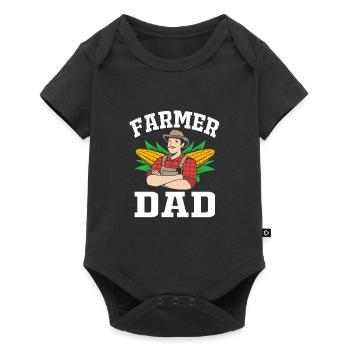 Farmer Farmer Farmer's Wife Farm - Baby Premium short-sleeve bodysuit - black - Front