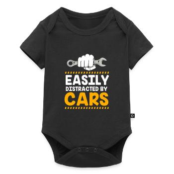 Motorist - Baby Premium short-sleeve bodysuit - black - Front