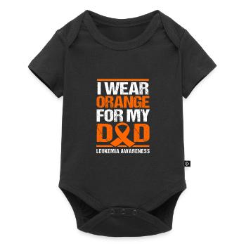 Sensibilisation à la leucémie - Body à manches courtes Premium Bébé - noir - Devant