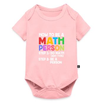 Mathematics - Baby Premium short-sleeve bodysuit - rose - Front