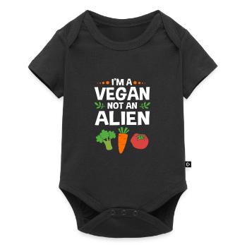 Carrot Vegetables - Baby Premium short-sleeve bodysuit - black - Front