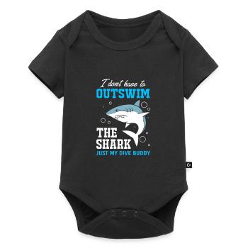 Dive - Baby Premium short-sleeve bodysuit - black - Front
