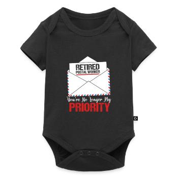 Postman - Baby Premium short-sleeve bodysuit - black - Front