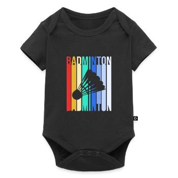 Badminton - Baby Premium short-sleeve bodysuit - black - Front