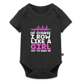 Rowing Team Rowing Rowing Rowing Boat Rowers - Baby Premium short-sleeve bodysuit - black - Front