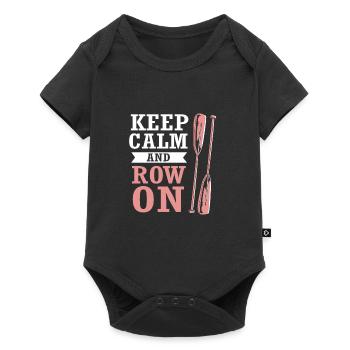 Rowing Team Rowing Rowing Rowing Boat Rowers - Baby Premium short-sleeve bodysuit - black - Front