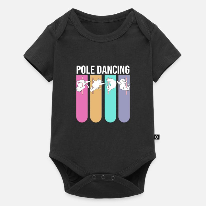 Pole Dance - Baby Premium Kurzarmbody - Schwarz