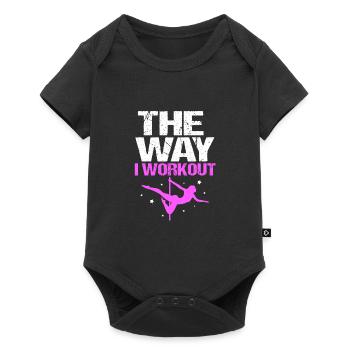 Pole Dance - Baby Premium short-sleeve bodysuit - black - Front