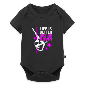 Pole Dance - Baby Premium short-sleeve bodysuit - black - Front