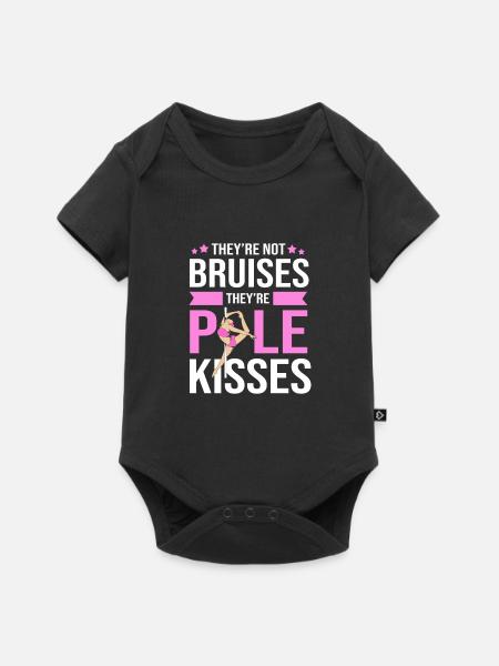 Pole Dance - Baby Premium Kurzarmbody - Schwarz
