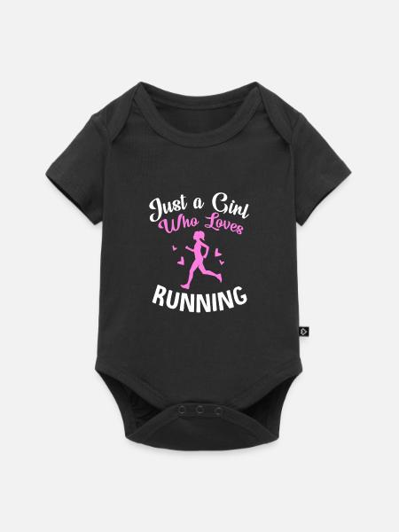 Trailrunning - Baby Premium Kurzarmbody - Schwarz