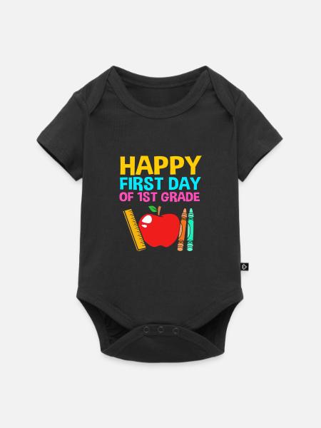 Erstklässler - Baby Premium Kurzarmbody - Schwarz