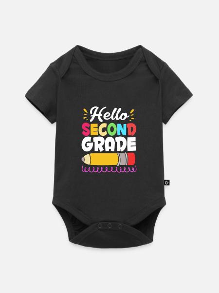 2. Klasse - Baby Premium Kurzarmbody - Schwarz