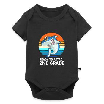 2nd Grade - Baby Premium short-sleeve bodysuit - black - Front