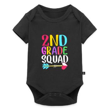 2e année - Body à manches courtes Premium Bébé - noir - Devant