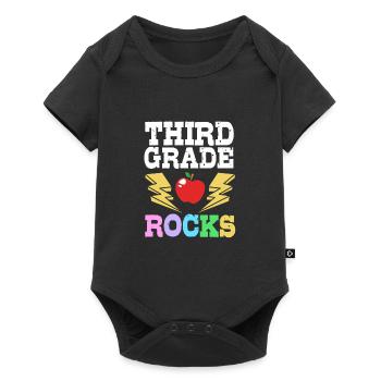 3rd Grade - Baby Premium short-sleeve bodysuit - black - Front