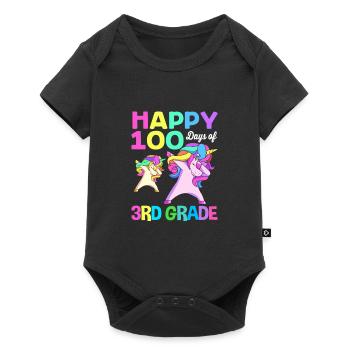 3rd Grade - Baby Premium short-sleeve bodysuit - black - Front