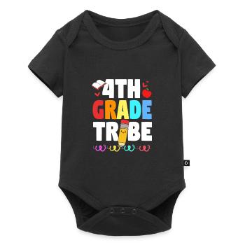 4e année - Body à manches courtes Premium Bébé - noir - Devant