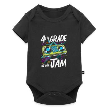 4e année - Body à manches courtes Premium Bébé - noir - Devant
