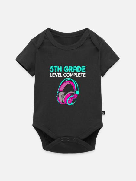 5. Klasse - Baby Premium Kurzarmbody - Schwarz