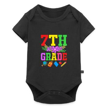 7th Grade - Baby Premium short-sleeve bodysuit - black - Front