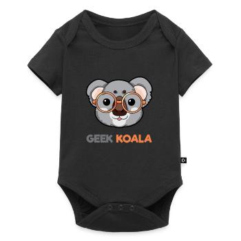 Geek Koala - Body à manches courtes Premium Bébé - noir - Devant