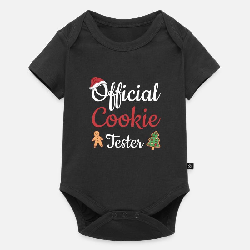 Baking Offical Cookie Tester Cookie - Baby Premium Kurzarmbody - Schwarz