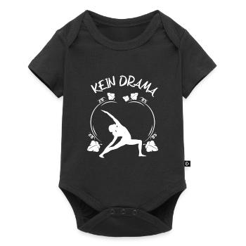 Yoga - Baby Premium Kurzarmbody - Schwarz - Vorne