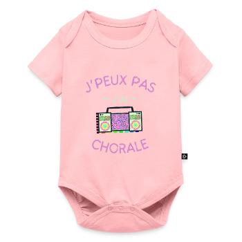 J peux pas j ai Chorale - Body à manches courtes Premium Bébé - rose - Devant