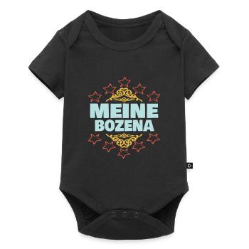 Bozena en tant que fille - Body à manches courtes Premium Bébé - noir - Devant
