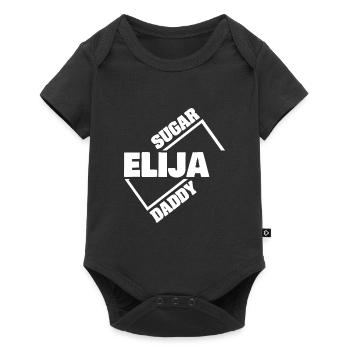 Elijah : Sugar Daddy - Body à manches courtes Premium Bébé - noir - Devant