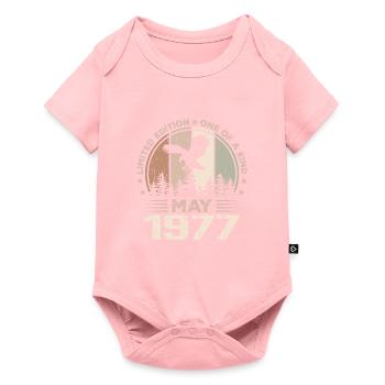 Incomparable since May 1977, 47th Anniversary - Baby Premium short-sleeve bodysuit - rose - Front