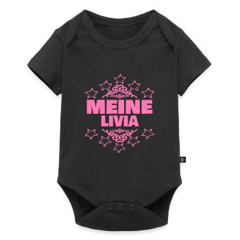 Fille Livia - Body à manches courtes Premium Bébé - noir - Devant