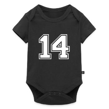 14 - Baby Premium short-sleeve bodysuit - black - Front