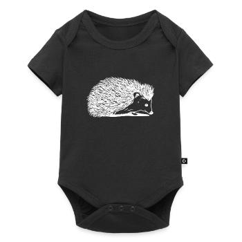 Hedgehog - Baby Premium short-sleeve bodysuit - black - Front