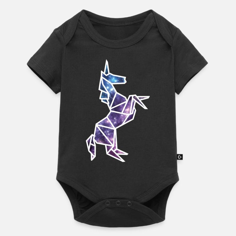 Galaxy Unicorn - Body à manches courtes Premium Bébé - noir