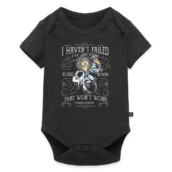 Crazy scientist mad scientist - Baby Premium short-sleeve bodysuit - black - Front