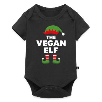 The Vegan Elf - Baby Premium short-sleeve bodysuit - black - Front