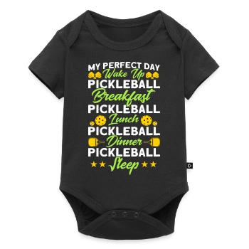Pickleball Paddleball Pickleball Play Cadeau - Body à manches courtes Premium Bébé - noir - Devant