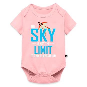 Wingsuit volant Base Jumping Parachutisme Wingsuit - Body à manches courtes Premium Bébé - rose - Devant