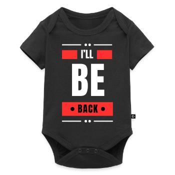 Ich komme wieder - Baby Premium Kurzarmbody - Schwarz - Vorne