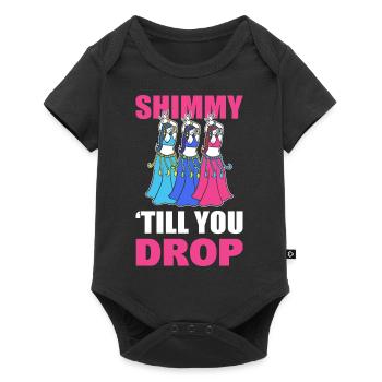 Bauch -Tanzliebhaber Bauchtänzer - Baby Premium Kurzarmbody - Schwarz - Vorne
