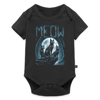 Black Metal, Cat Goth et Death Metal - Body à manches courtes Premium Bébé - noir - Devant