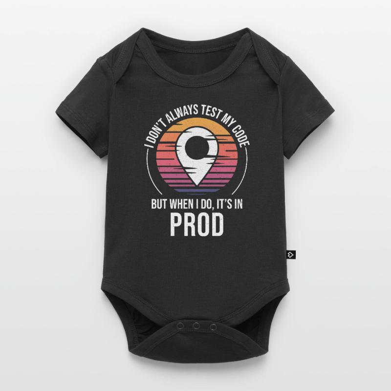 Entwickler Programmierer Programmierer Prod Testing Humor Baby Premium Kurzarmbody