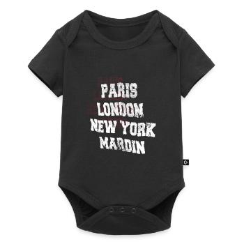 Ville de Mardin - Body à manches courtes Premium Bébé - noir - Devant