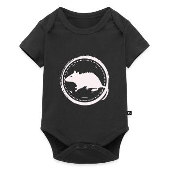 Rat - Rongeur - Body à manches courtes Premium Bébé - noir - Devant